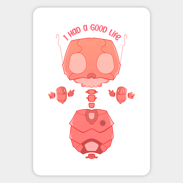 Robot Life Magnet by Sons of Skull